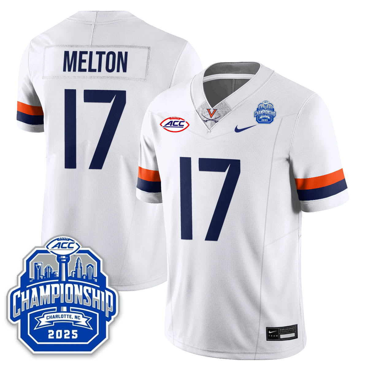 Virginia Football ACC Championship Vapor Limited Jersey - Stitched