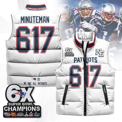 NE 6-Time Champions Unisex Puffer Vest
