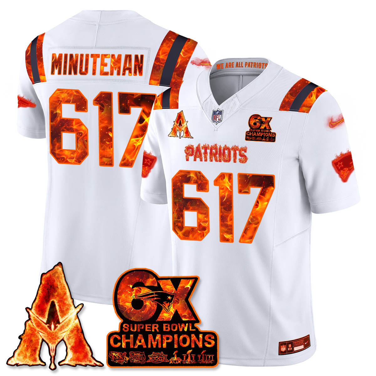 NE x Avatar 3 Fire and Ash Jersey - Stitched
