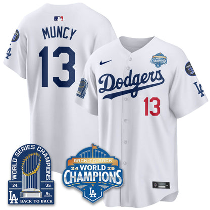 LAD 2025 World Series Champions Jersey - 9x Champs - Stitched