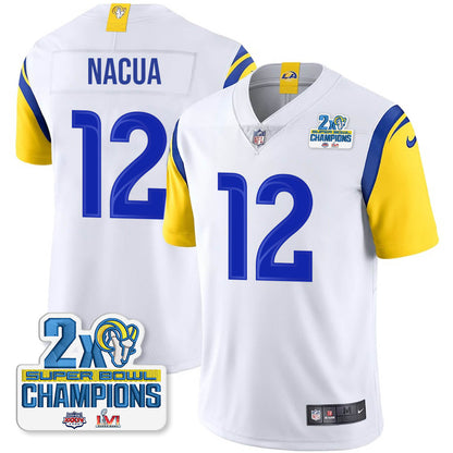 LAR 2-Time Champions Patch Vapor Limited Jersey - Stitched 1