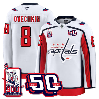 WSH 2025 Premium Jersey - 900 GOALS -  Stitched