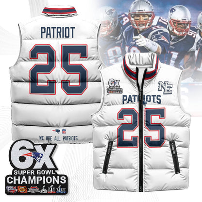 NE 6-Time Champions Unisex Puffer Vest