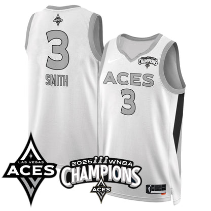 Las Vegas Aces 2025 WNBA Championship Jersey - Stitched