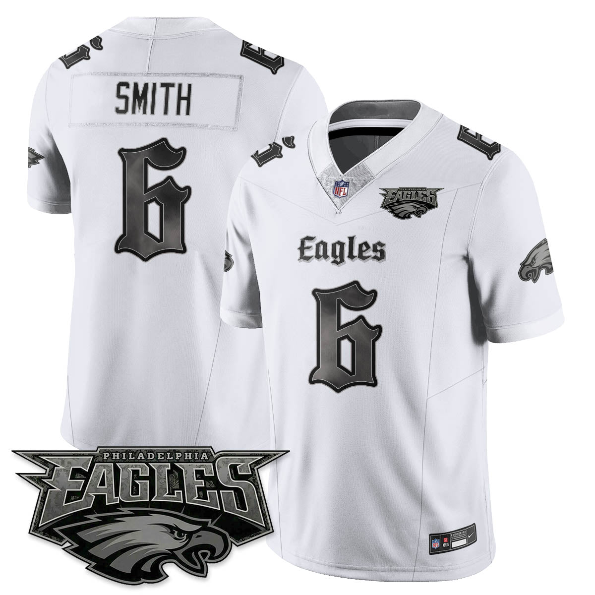 PHI 'Dark Gothic Philly' Vapor Limited Jersey - Stitched