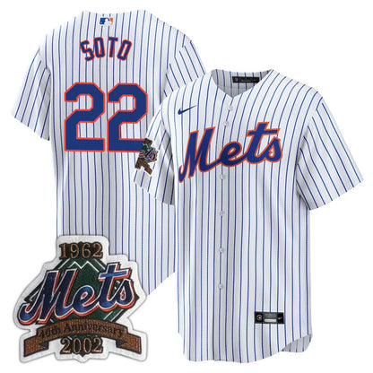 NYM Limited Jersey - 2002 Patch - Stitched