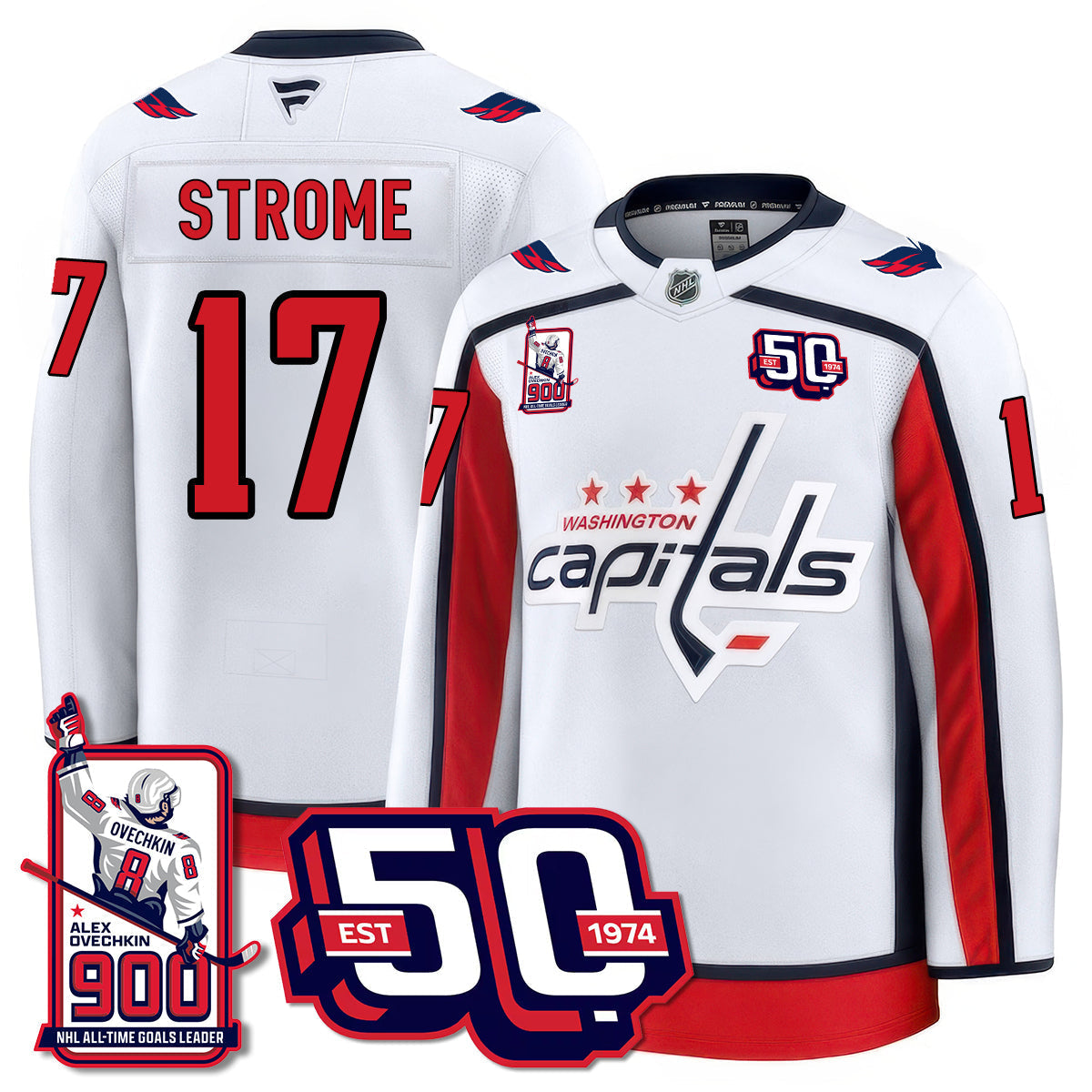 WSH 2025 Premium Jersey - 900 GOALS -  Stitched