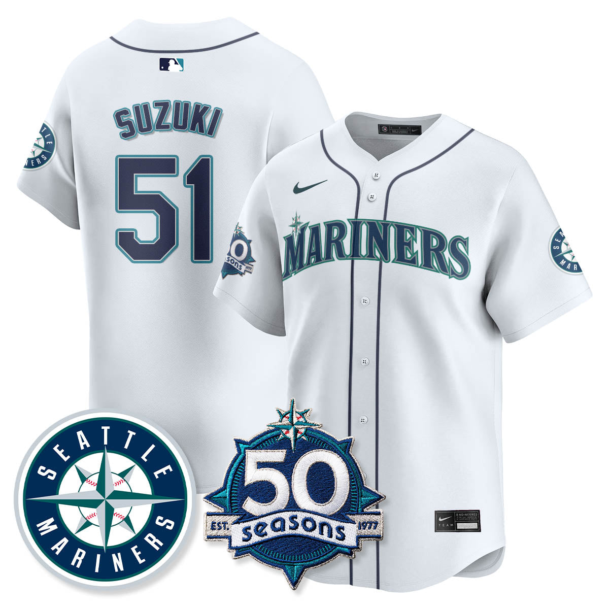 SEA Vapor Premier Limited Jersey - 50th Anniversary - Stitched