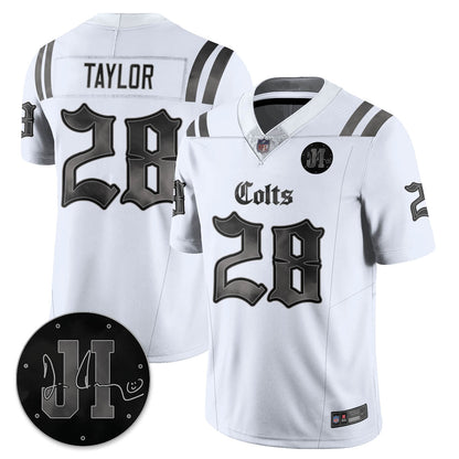 IND 'Dark Gothic' Vapor Limited Jersey - Jim Irsay Patch - Stitched