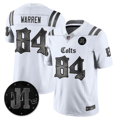 IND 'Dark Gothic' Vapor Limited Jersey - Jim Irsay Patch - Stitched