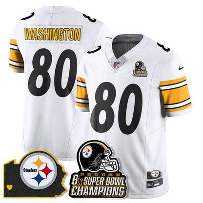 PIT 6-Time Champions Patch Vapor Limited Jersey - Stitched