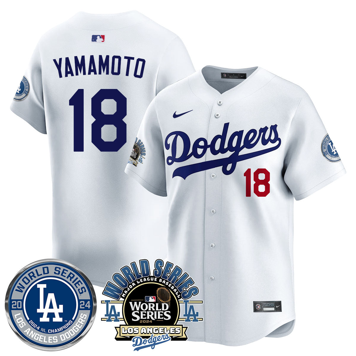 LAD World Series 2024 Jersey - Stitched