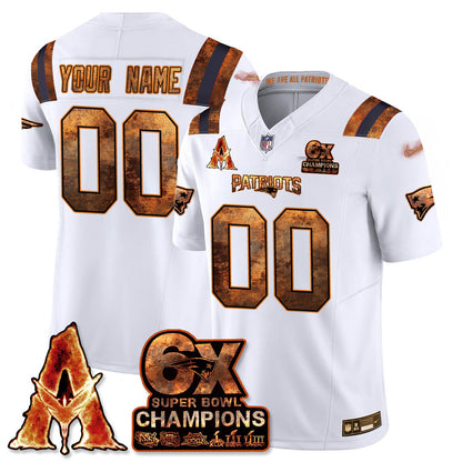 NE x Avatar 3 Fire and Ash Custom Jersey V2 - Stitched