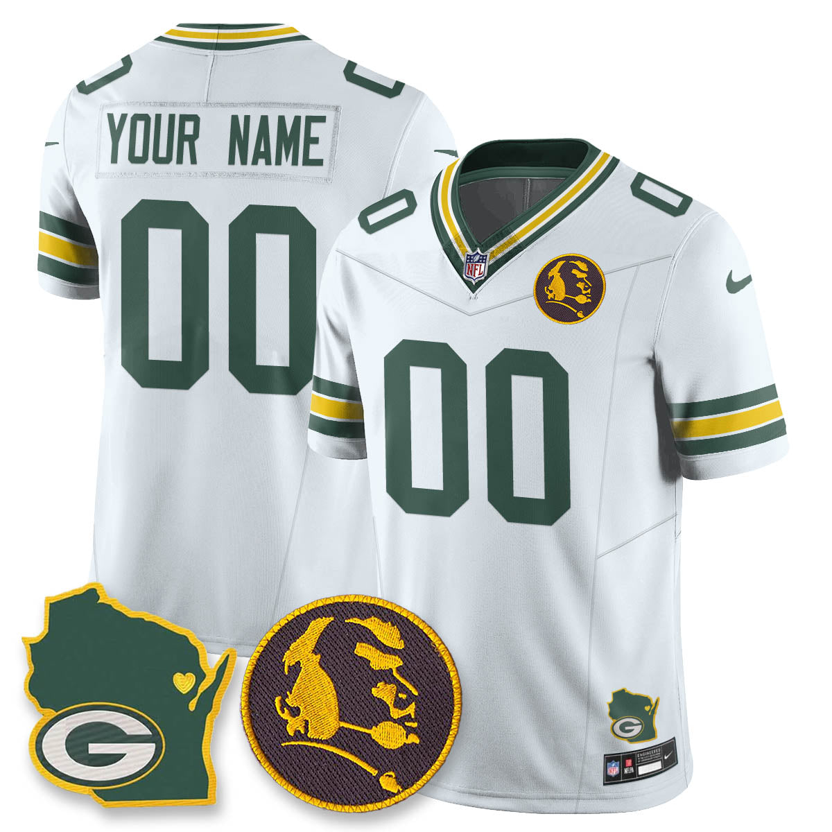 GB Vapor Limited Jersey - John Madden Patch - Stitched