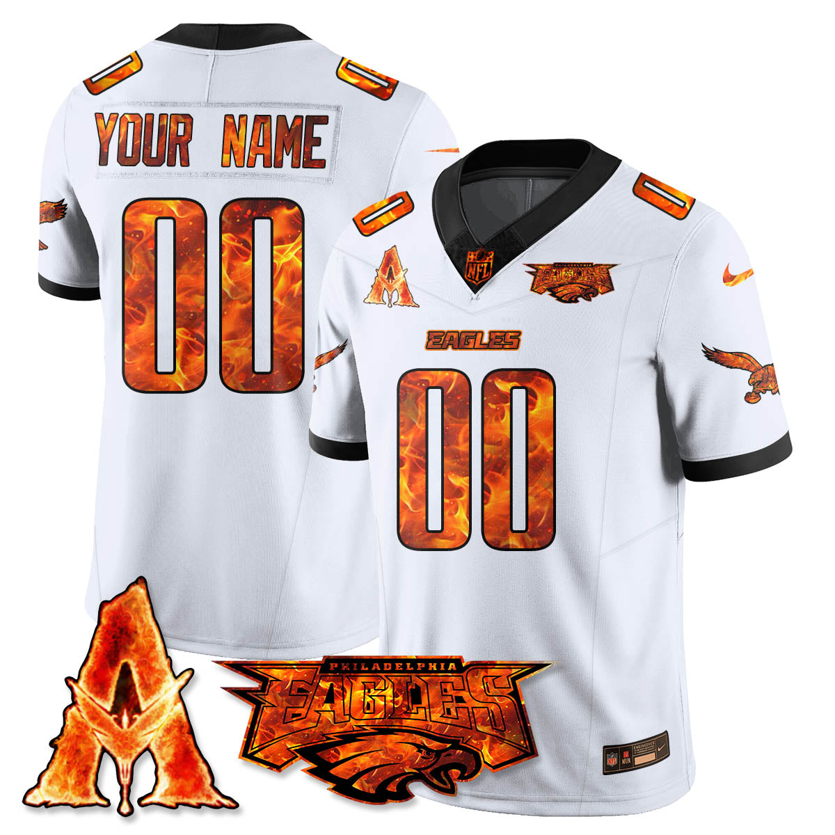 PHI x Avatar 3 Fire and Ash Jersey - Stitched