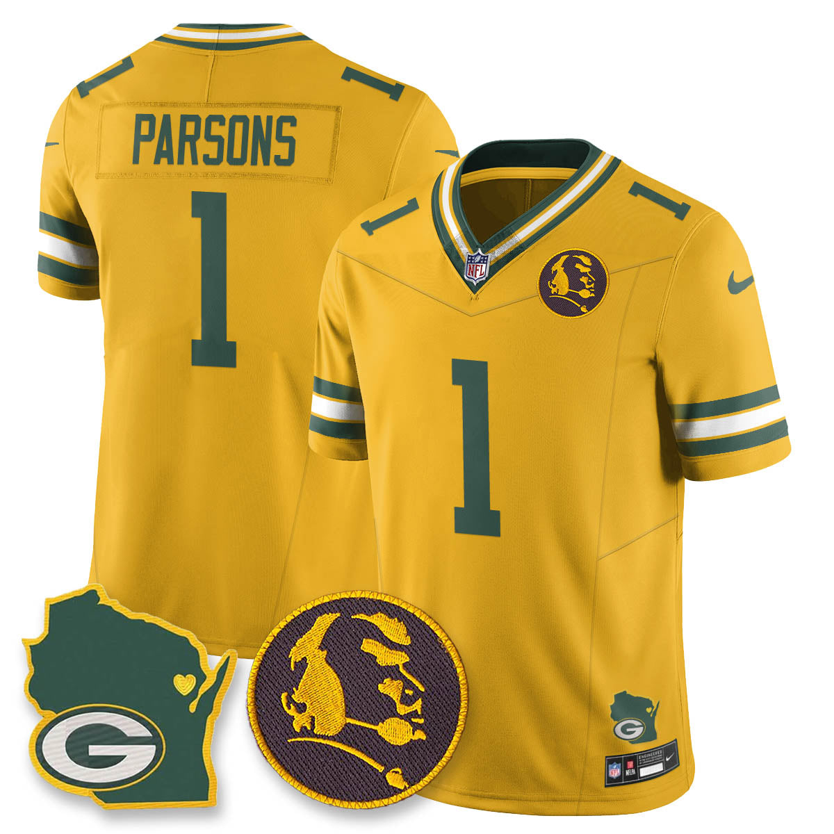 GB Vapor Limited Jersey - John Madden Patch - Stitched