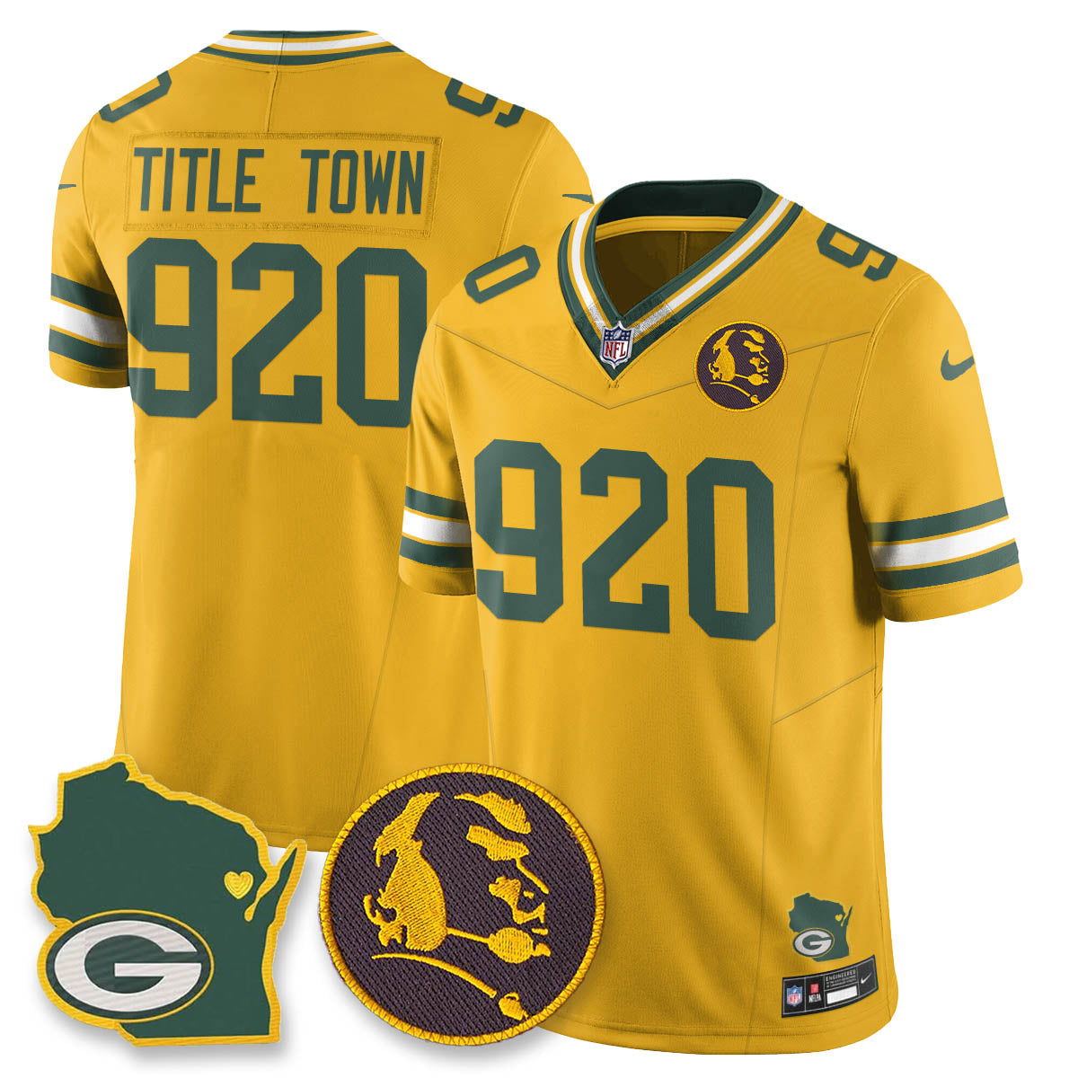 GB Vapor Limited Jersey - John Madden Patch - Stitched