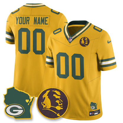 GB Vapor Limited Custom Jersey - John Madden Patch - Stitched