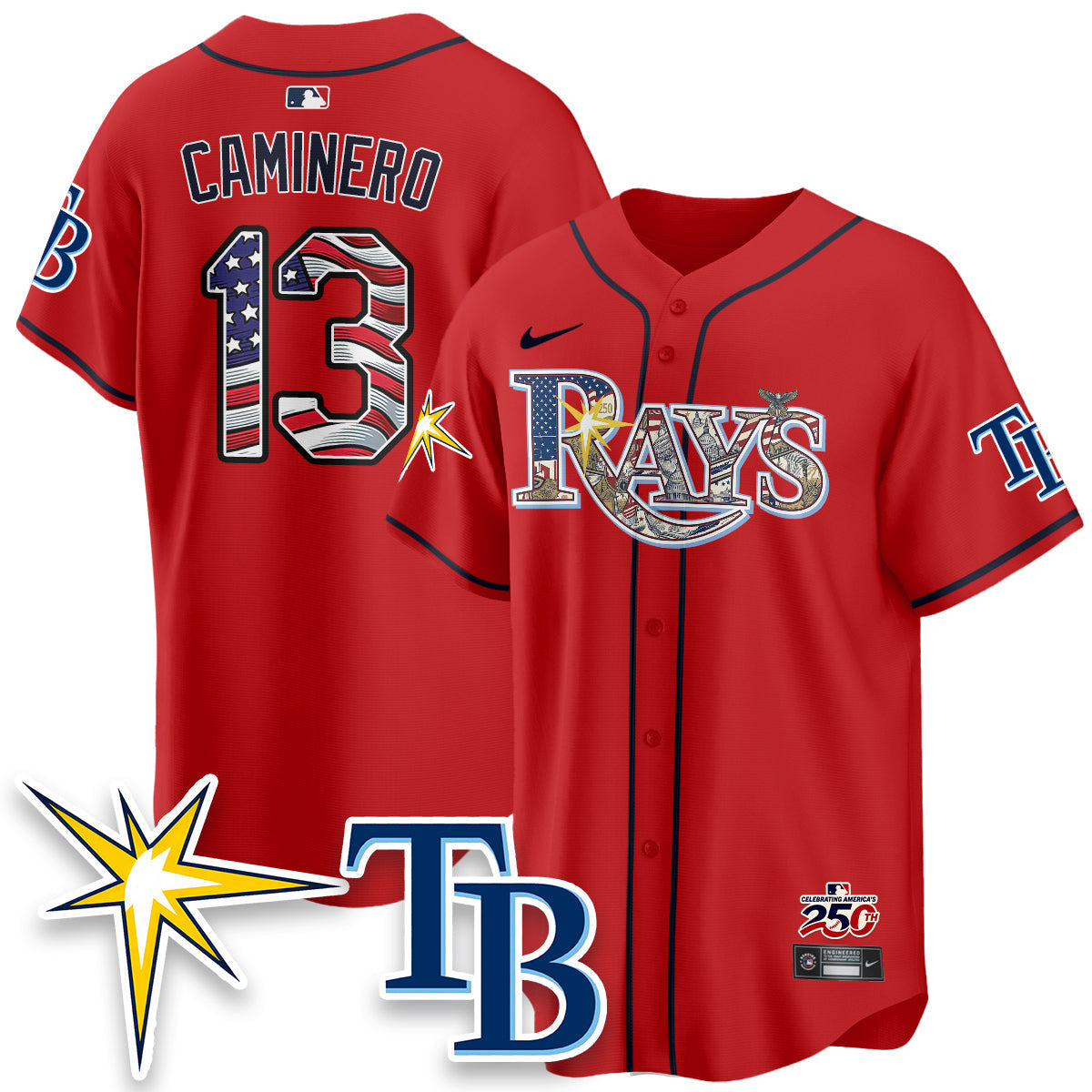 TB Independence Day USA 2026 Vapor Limited Jersey - Stitched