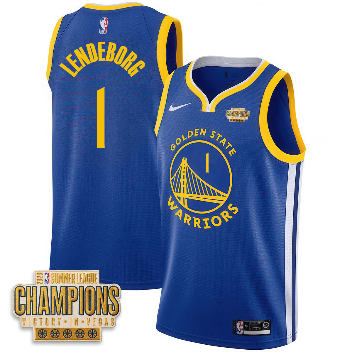 GSW 2026 Summer League Vapor Jersey - Stitched
