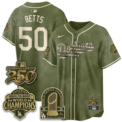 LAD New Era Olive 2026 Armed Forces Day Jersey -Stitched V2