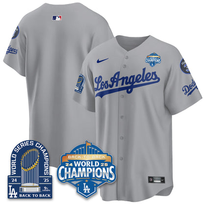LAD Alternate Vapor Limited Jersey - 9x Champs - Stitched