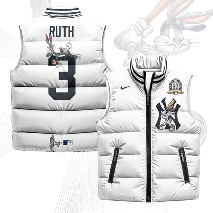 NYY Edition Unisex Puffer Vest - Printed