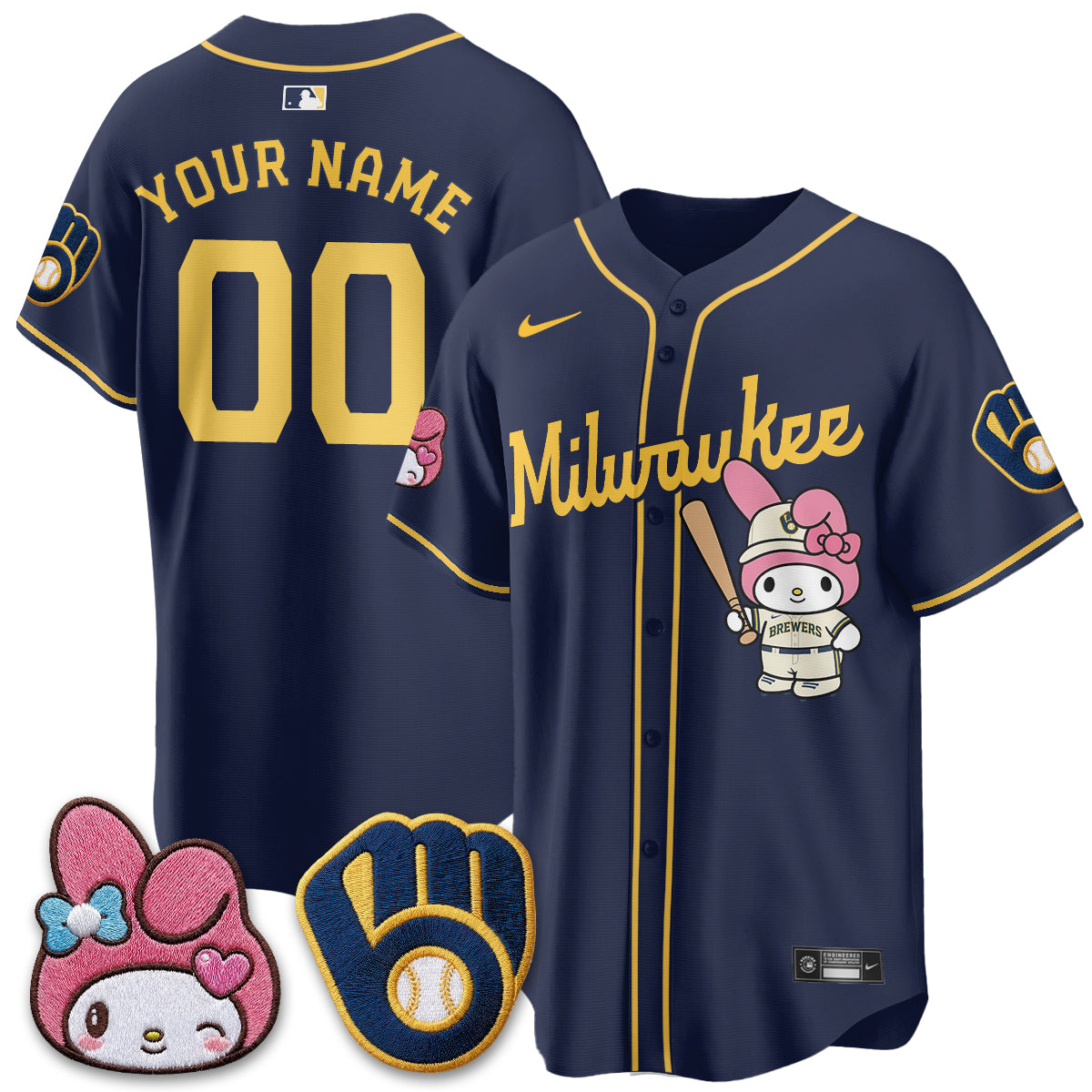 MIL x Pink Sanrio Friend Edition Vapor Custom Jersey - Stitched
