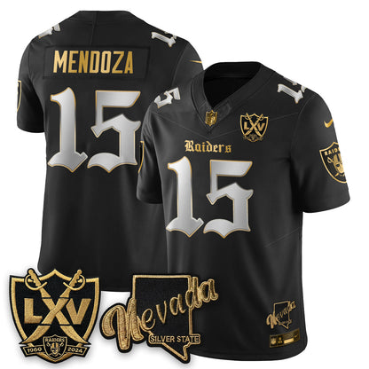 LVR Fernando Mendoza No.1 #15 Gothic Edition Jersey - Stitched V2