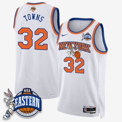 NYK 2026 NBA Finals x Bunny Vapor Jersey - Stitched