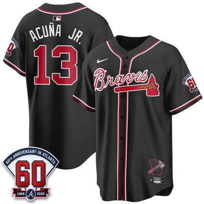 ATL 2026 Black Out Style Vapor Limited Jersey - Stitched
