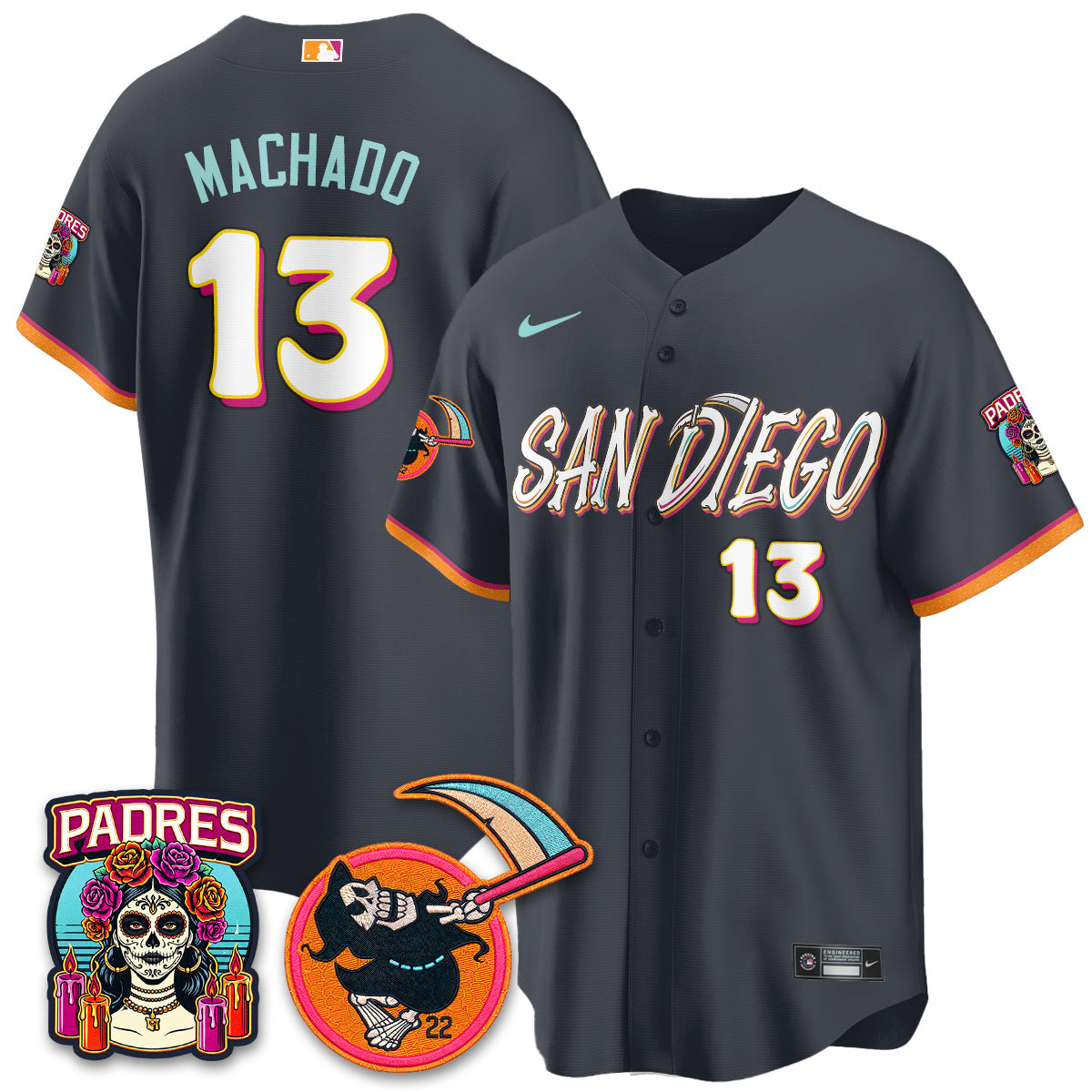 SD x Grim Reaper Vapor Jersey - Stitched