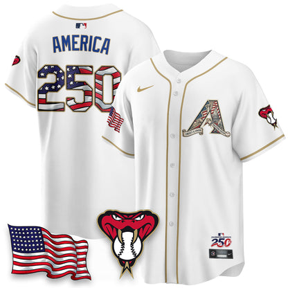 ARI 2026 Independence Day USA Vapor Limited Jersey - Stitched