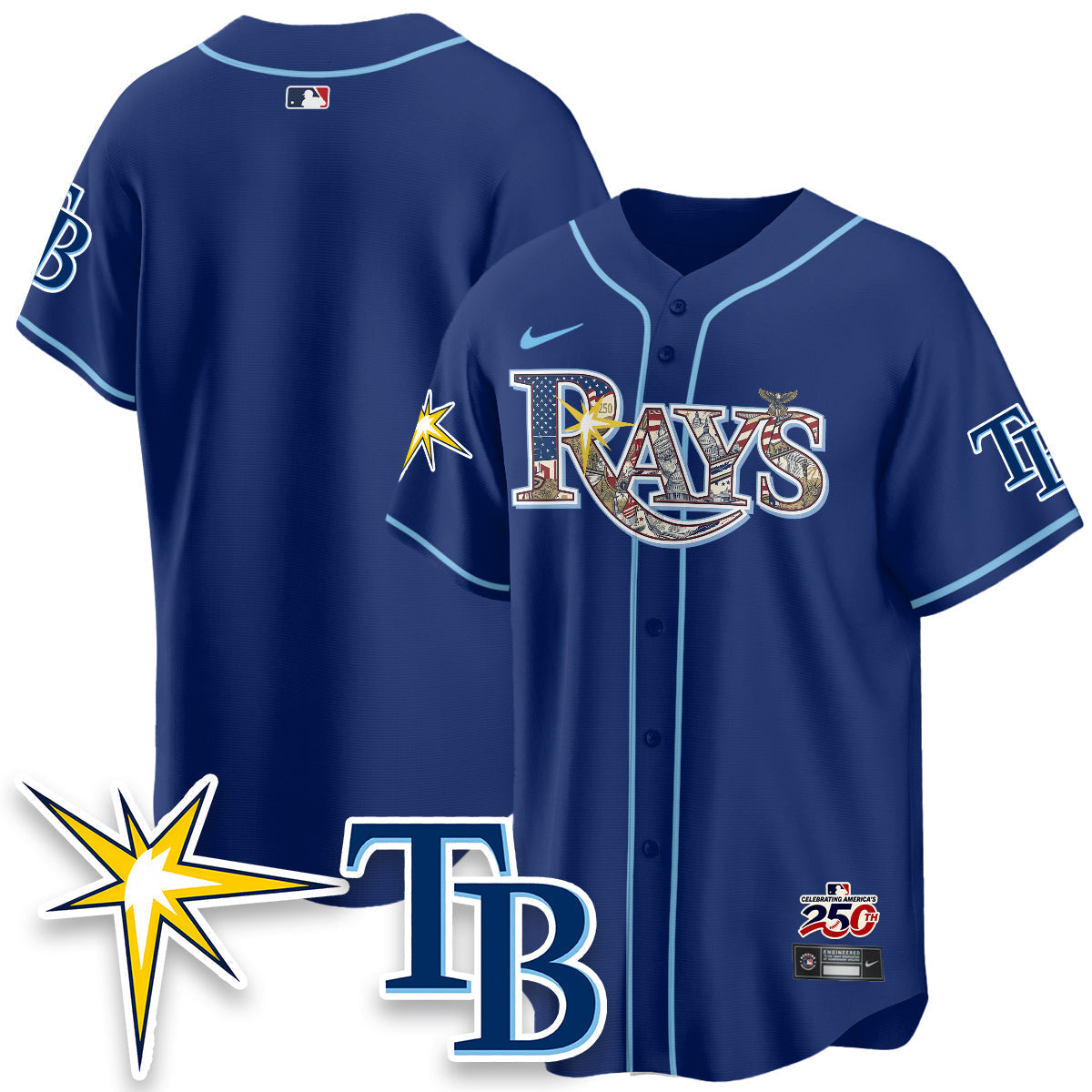 TB Independence Day USA 2026 Vapor Limited Jersey - Stitched