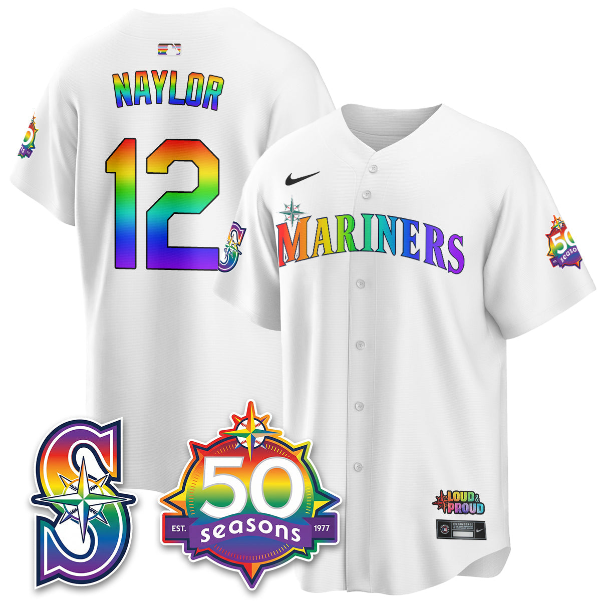 SEA Happy Pride Month Vapor Jersey - Stitched