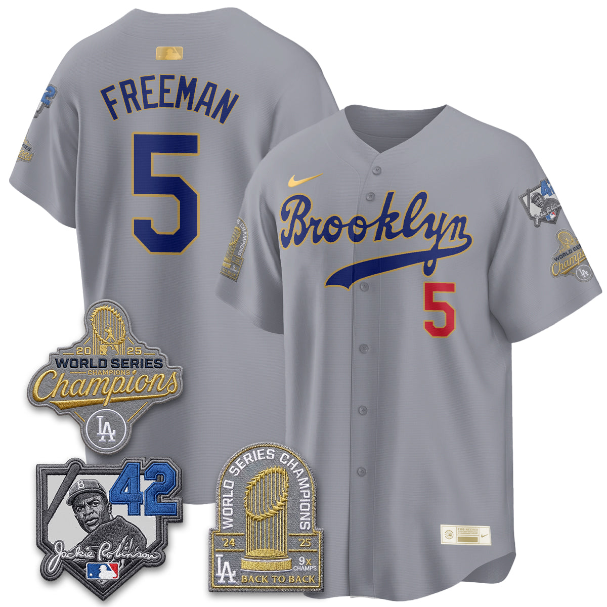 LAD 2026 Brooklyn Jackie Robinson Limited Jersey - Stitched