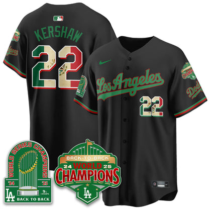 LAD Mexico Vapor Limited Jersey - 9x & B2B Champs - Stitched
