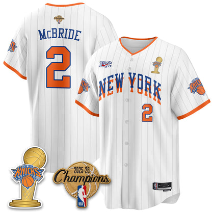 NYK 2026 NBA Champions Vapor Jersey - Stitched