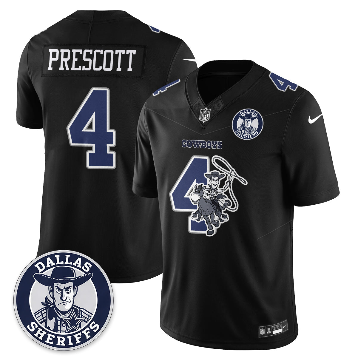 DAL x Toy Cowboy Edition Vapor Jersey - Stitched
