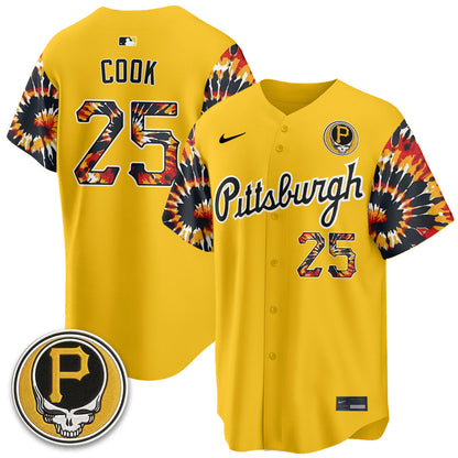 PIT x Grateful Dead Vapor Limited Jersey - Stitched