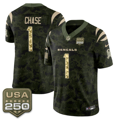 CIN 2026 Salute to Service Vapor Jersey - Stitched