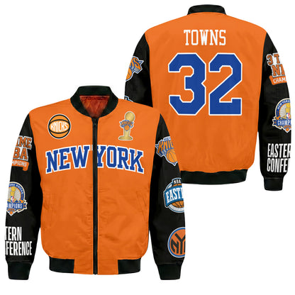 NYK 2026 NBA Finals Champions Limited Edition Bomber Jacket - Printed
