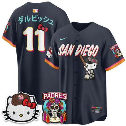 SD 2026 City Connect x Meow KT Vapor Limited Jersey - Stitched