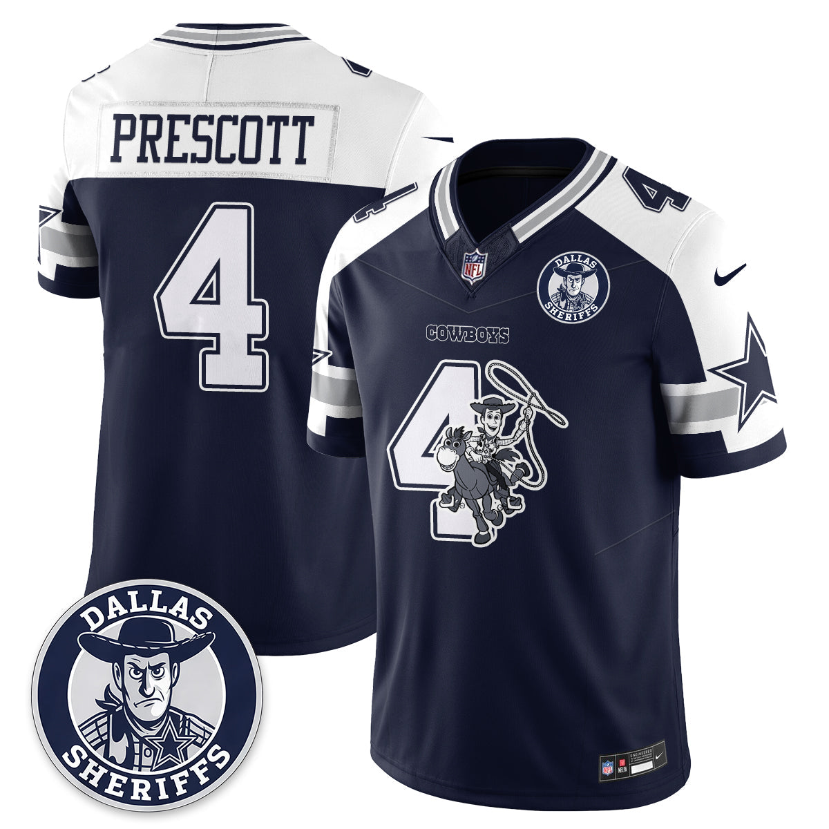 DAL x Toy Cowboy Edition Vapor Jersey - Stitched