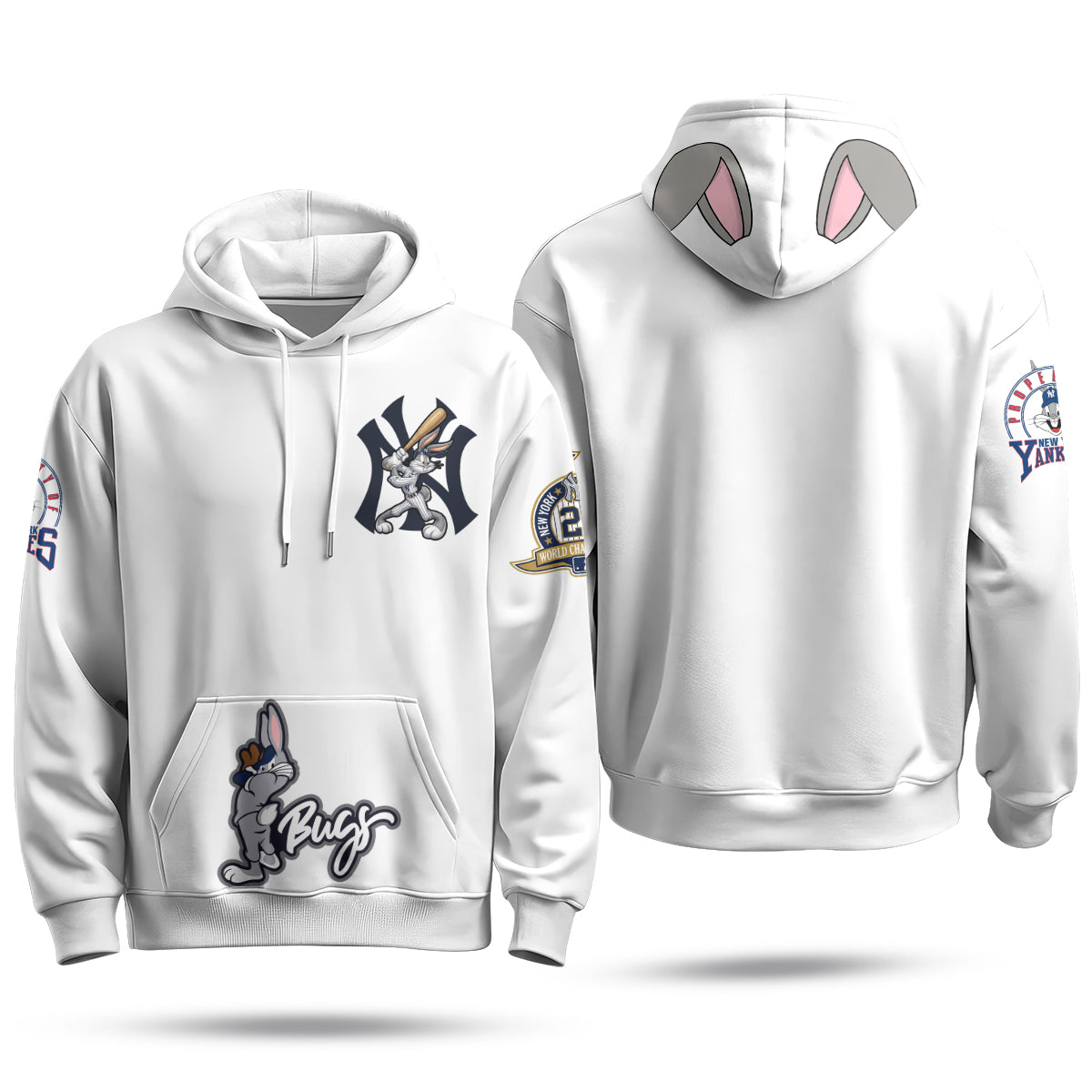 NYY Bunny Vapor Limited Hoodie - Printed