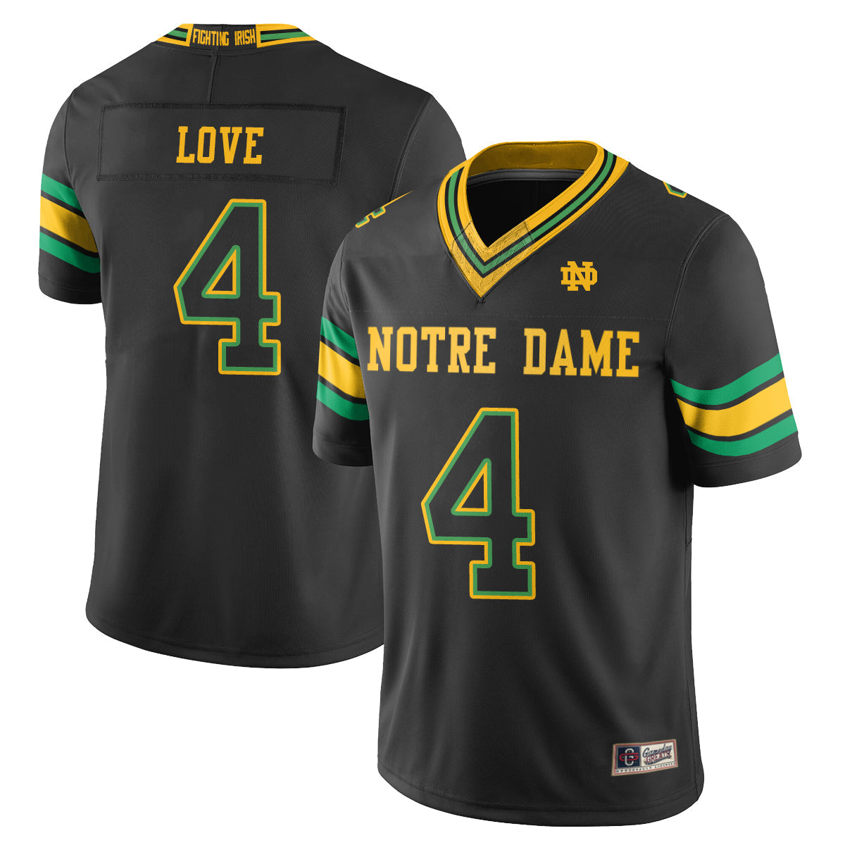 ND 2026 Shamrock Series Football Vapor Jersey - Stitched