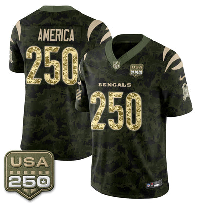 CIN 2026 Salute to Service Vapor Jersey - Stitched