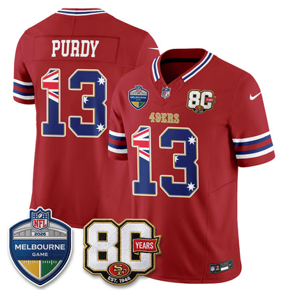 SF Melbourne Game 2026 Vapor Jersey - Stitched