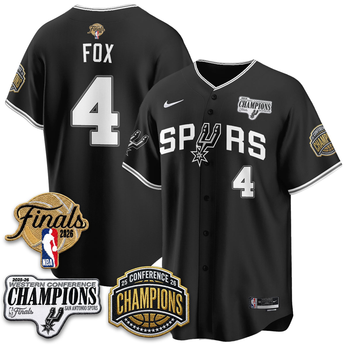 SAS 2026 Basketball Finals Vapor Jersey - Stitched