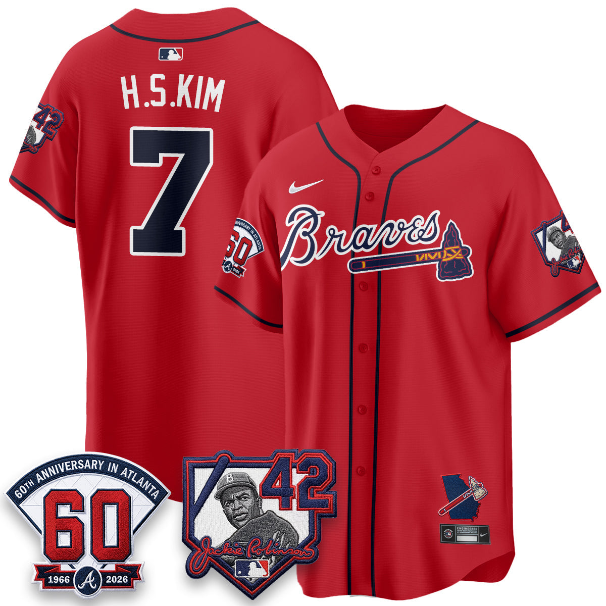 ATL 2026 Jackie Robinson Day Vapor Limited Jersey - Stitched